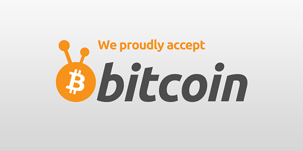 We accept Bitcoins